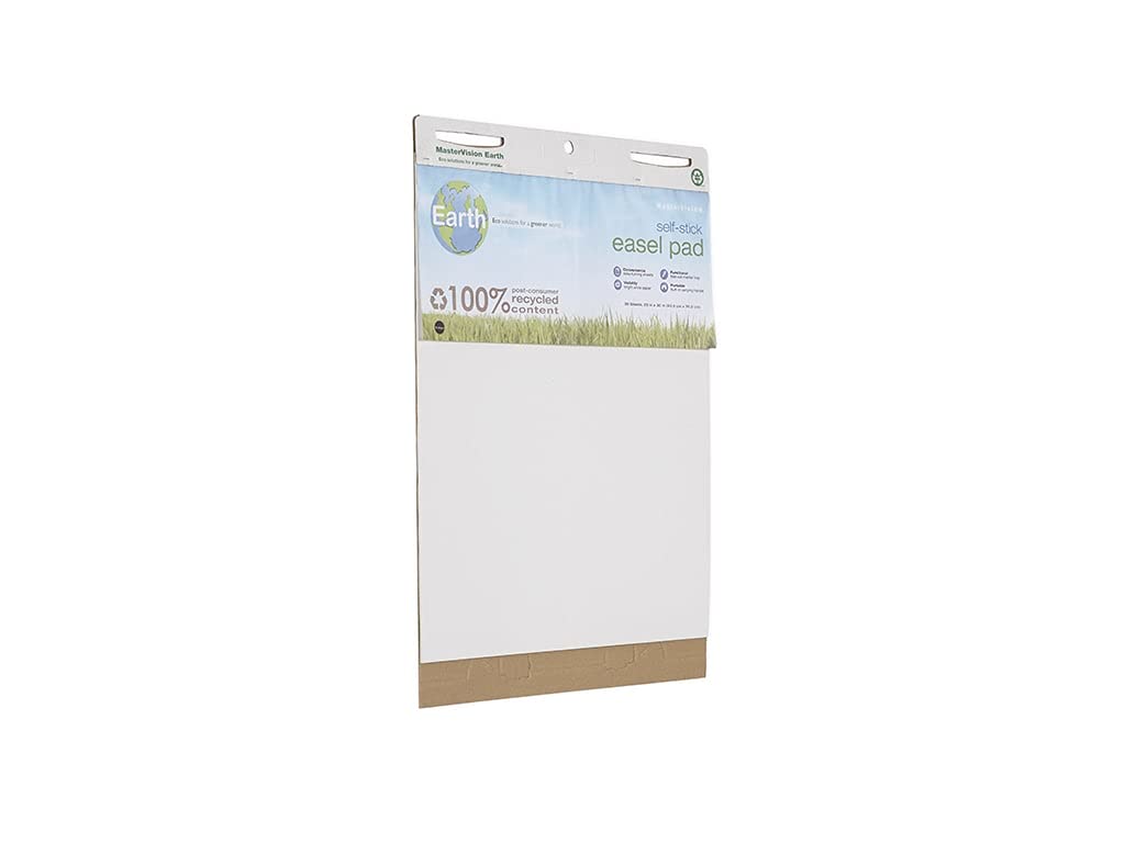Self-Stick Easel Pad 30" x 25" 2 Pack White D3835