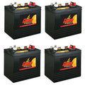 6V 240AH Deep Cycle Battery X4 Q2473