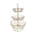 3 Tier Metal Wire Fruit Basket Stand J332