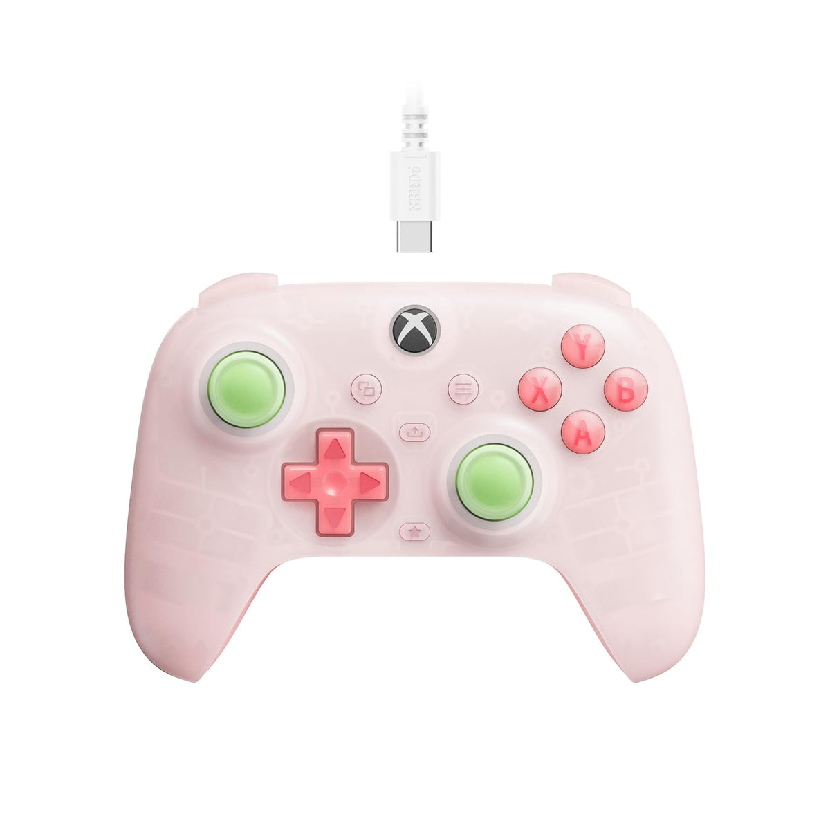Wired Controller with RGB Lighting, Hall Effect Joysticks and Triggers, Translucent Pink M772612