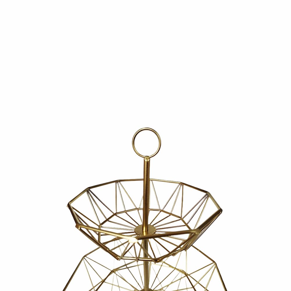 3 Tier Metal Wire Fruit Basket Stand J332