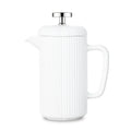Porcelain French Press 22 fl oz Coffee Tea Maker with Stainless Steel Plunger Ivory F4900