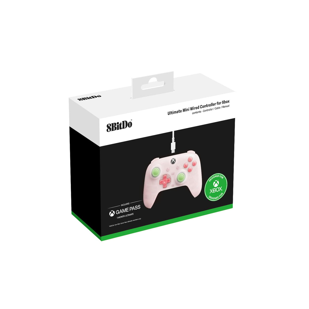 Wired Controller with RGB Lighting, Hall Effect Joysticks and Triggers, Translucent Pink M772612