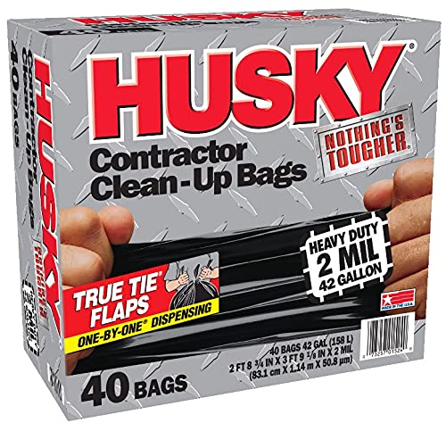 42 Gallon 40 Bags 2 Mil Contractor Bags G1337
