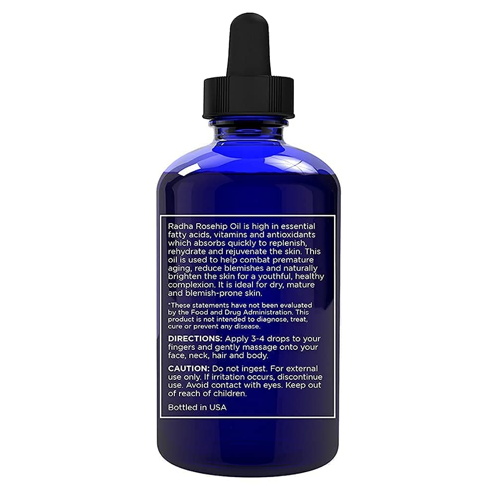 4 oz Organic Rosehip Seed Oil Cold Pressed I511310