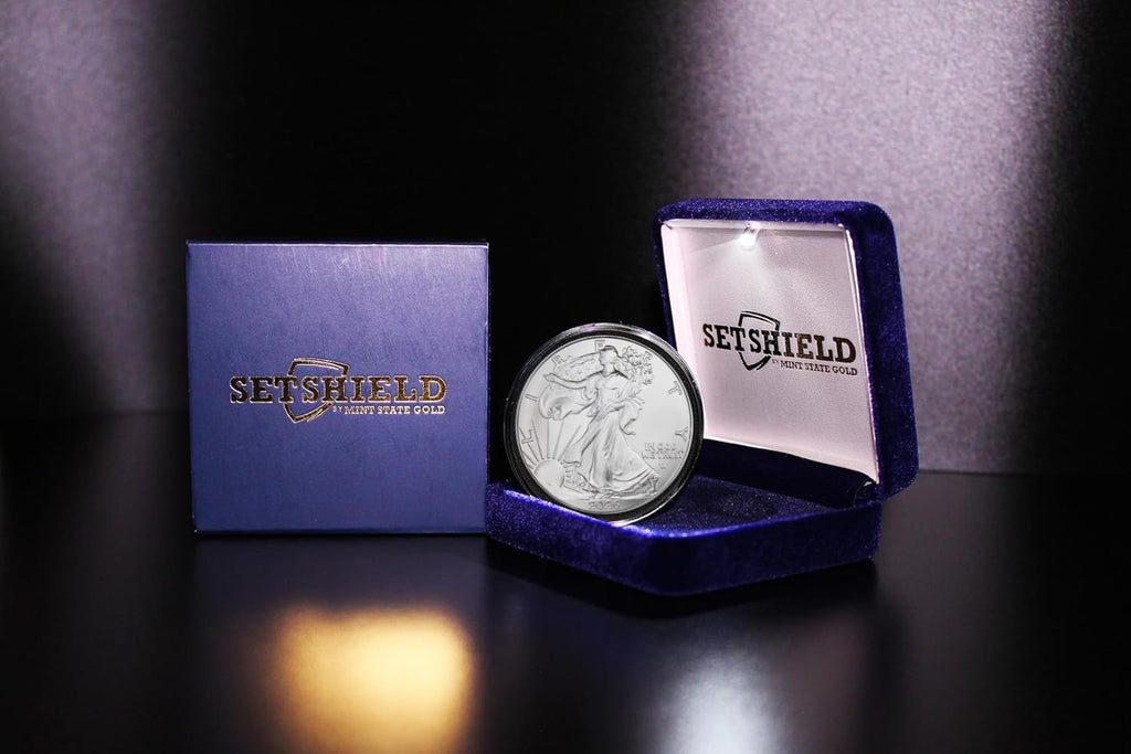 1 oz American Silver Eagle Coin with LED Presentation Box Q655486
