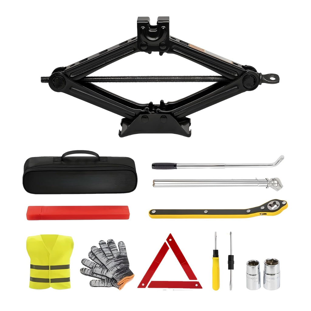 3-Ton Scissor Jack Kit with Ratchet Wrench U328000