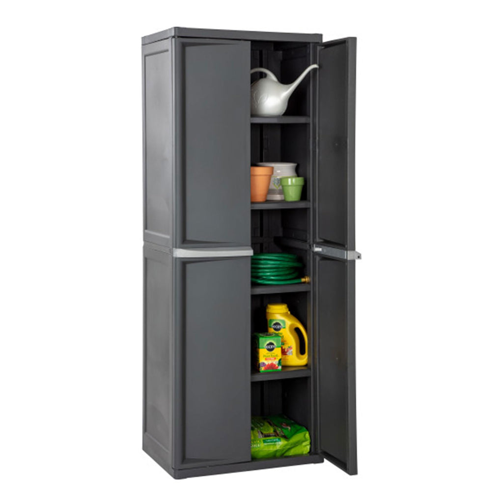 4 Shelf Lockable Utility Storage Cabinet N24365