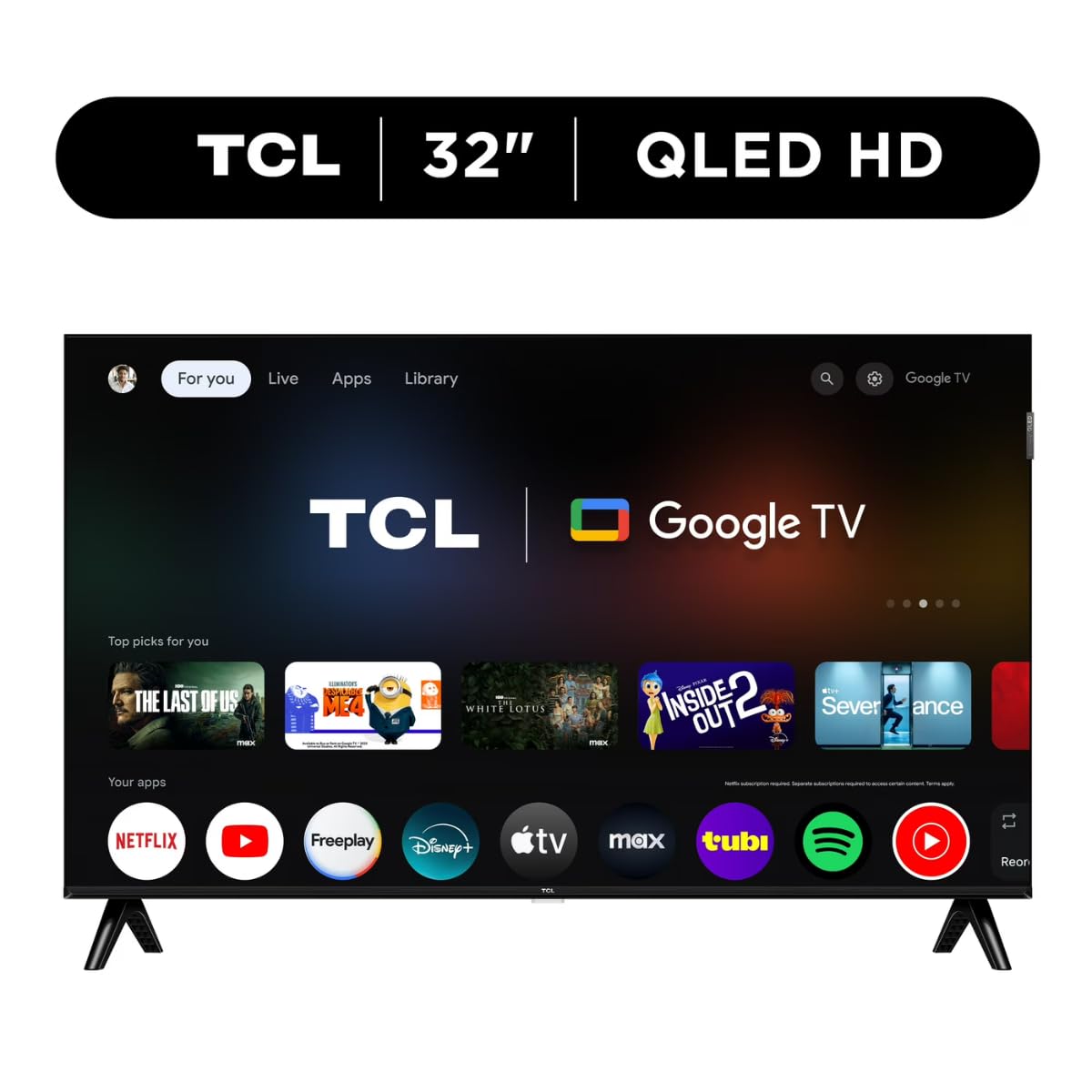 32" QLED Smart TV with Google TV U73166