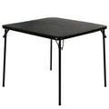 34'' Black Folding Card Table D2560