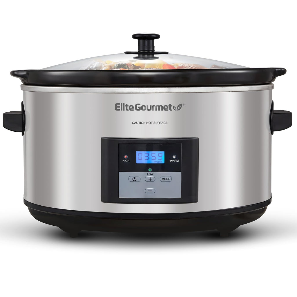 Digital 8.5 Qt Stainless Steel Slow Cooker P60276