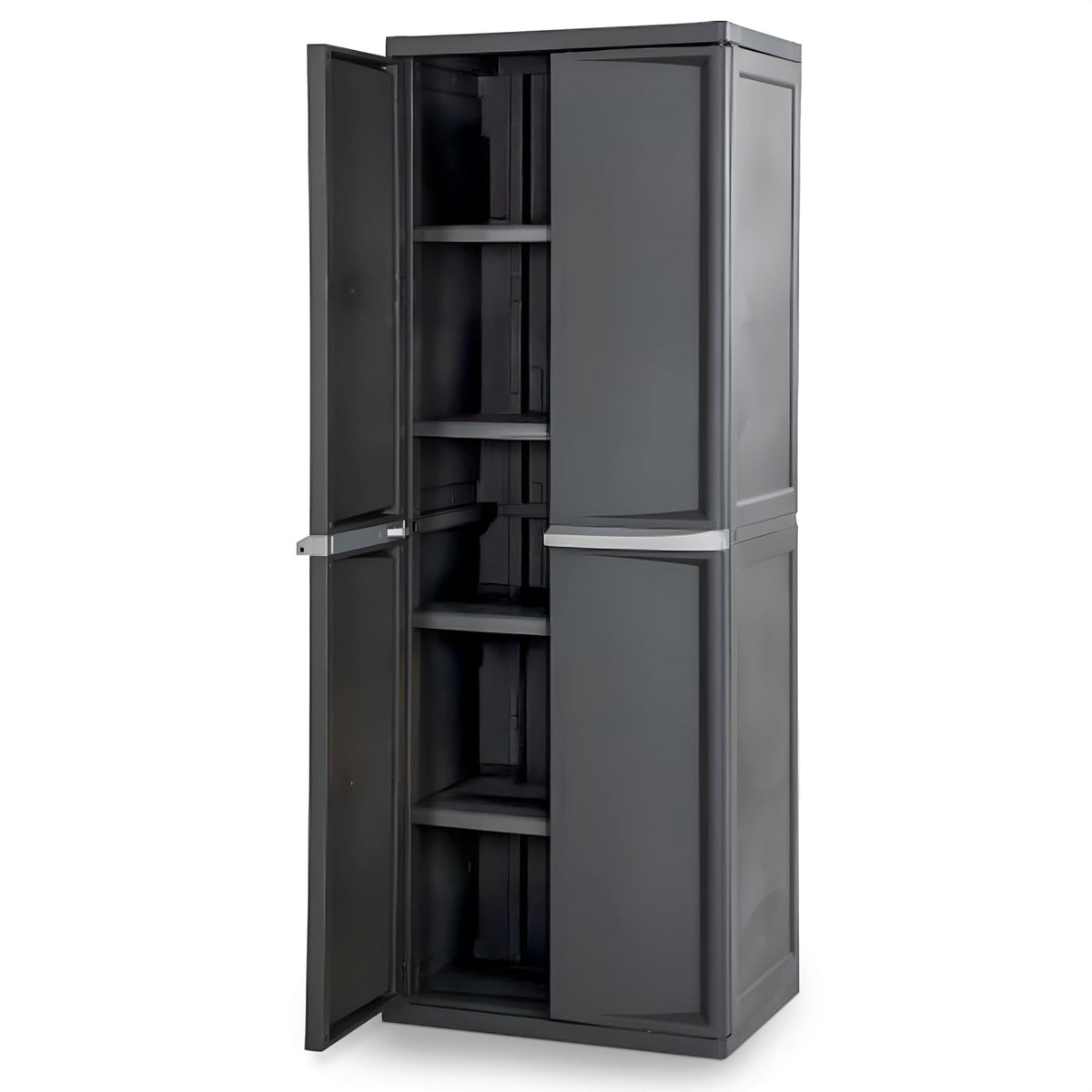 4 Shelf Lockable Utility Storage Cabinet N24365