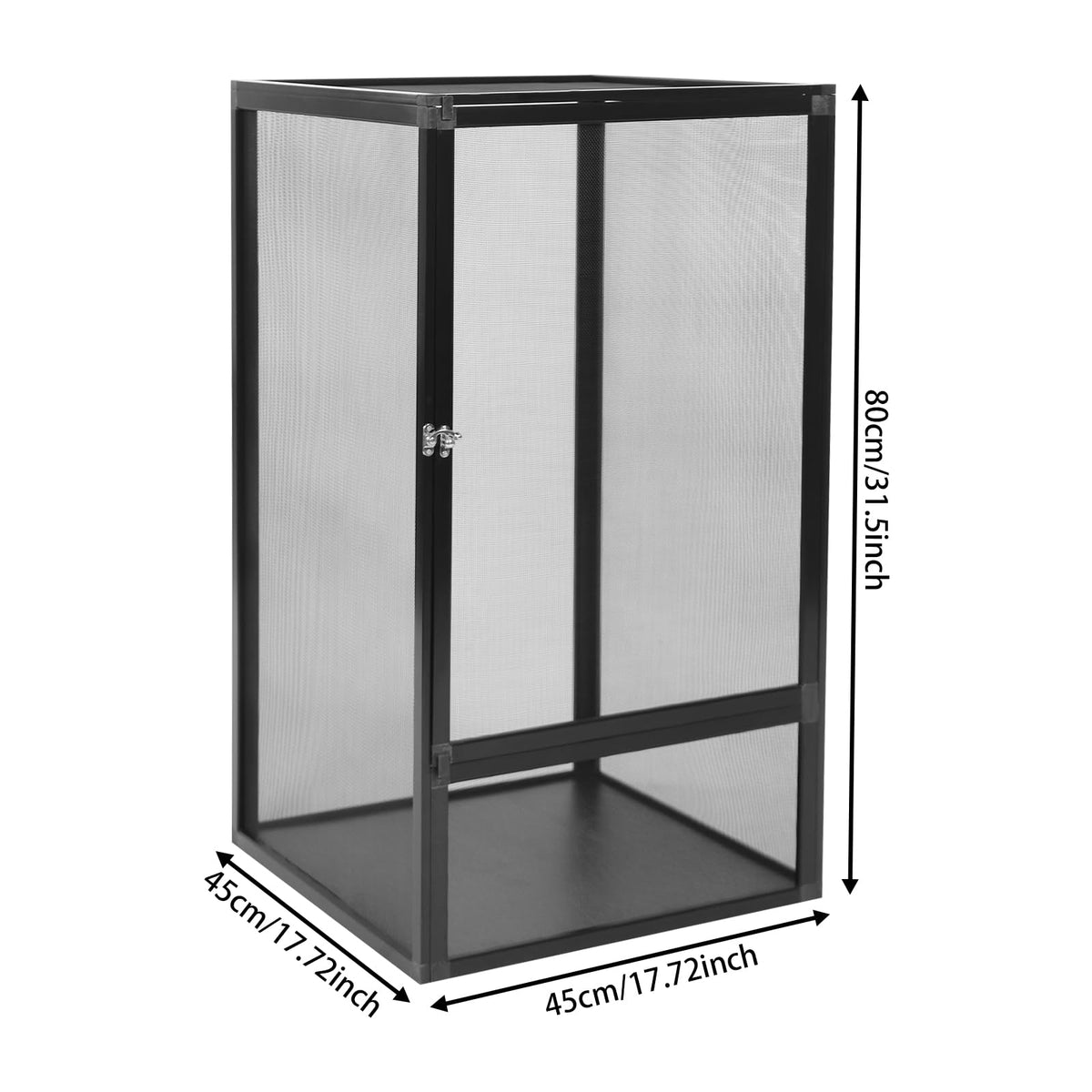 Reptile Mesh Cage Screen Terrarium Enclosure L77534