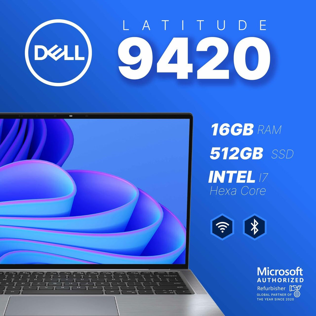 14" FHD Intel Core i7 16GB RAM 512GB SSD Windows 11 Pro Laptop U863841