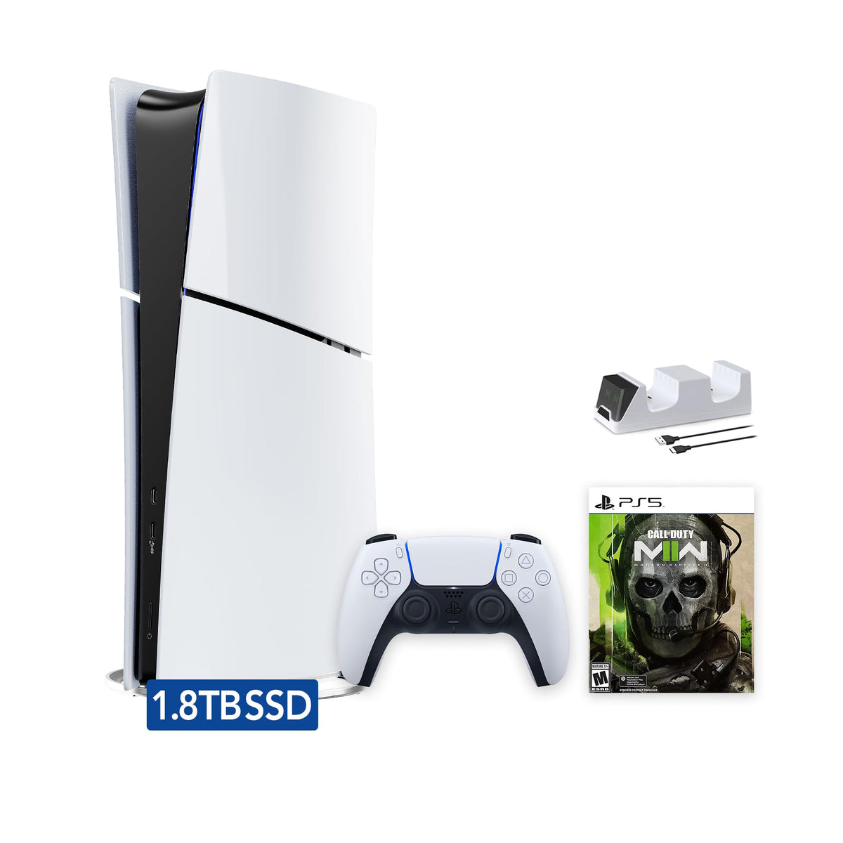 White 1.8TB Digital Edition Gaming Console X932680