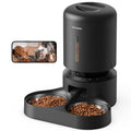 Automatic Cat Feeder with Camera, 1080P HD Video, 5G WiFi, 2-Way Audio, Dual Tray, Black 5L G2702