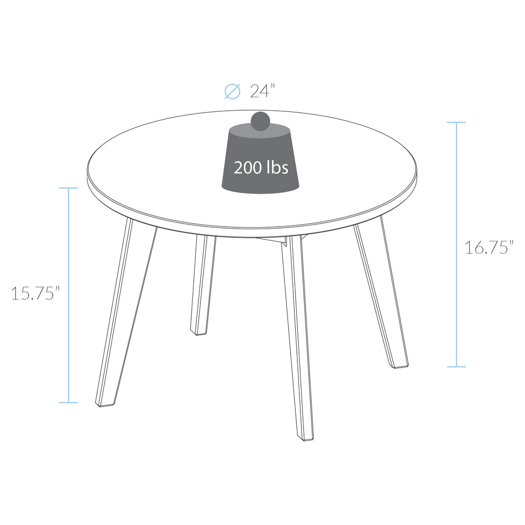Hardwood Round Coffee Table F94277