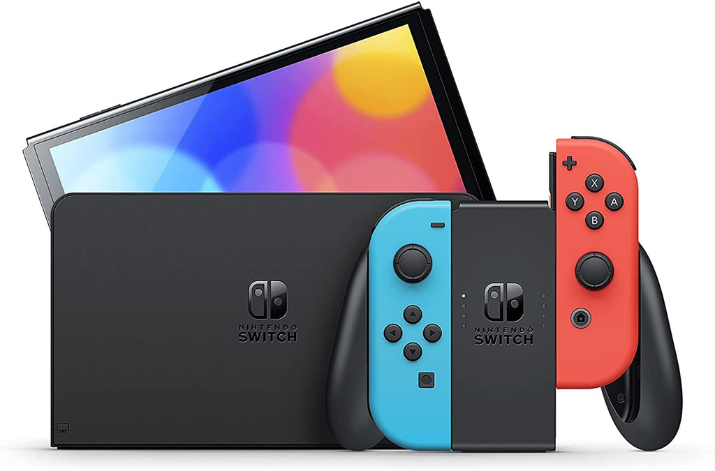 Nintendo Switch OLED Model Neon Red & Neon Blue Joy-Con L426
