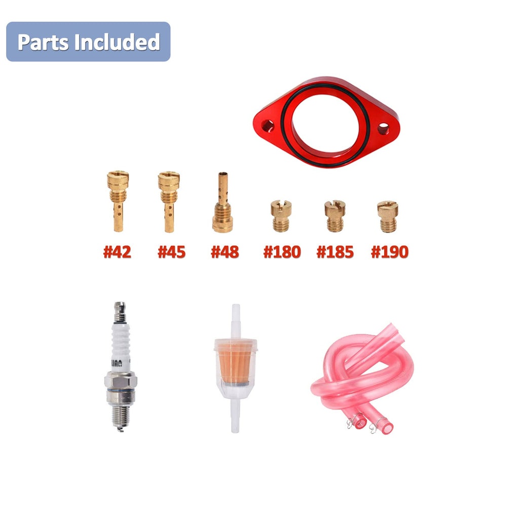 CV40 Carburetor & Intake Manifold Red V67789