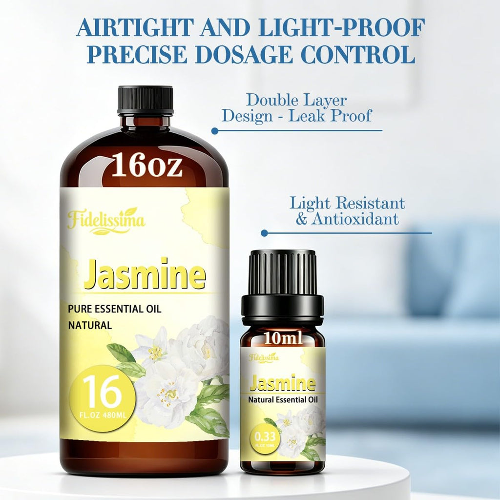 Essential Oil Set, 4 Scents with Glass Dropper L858