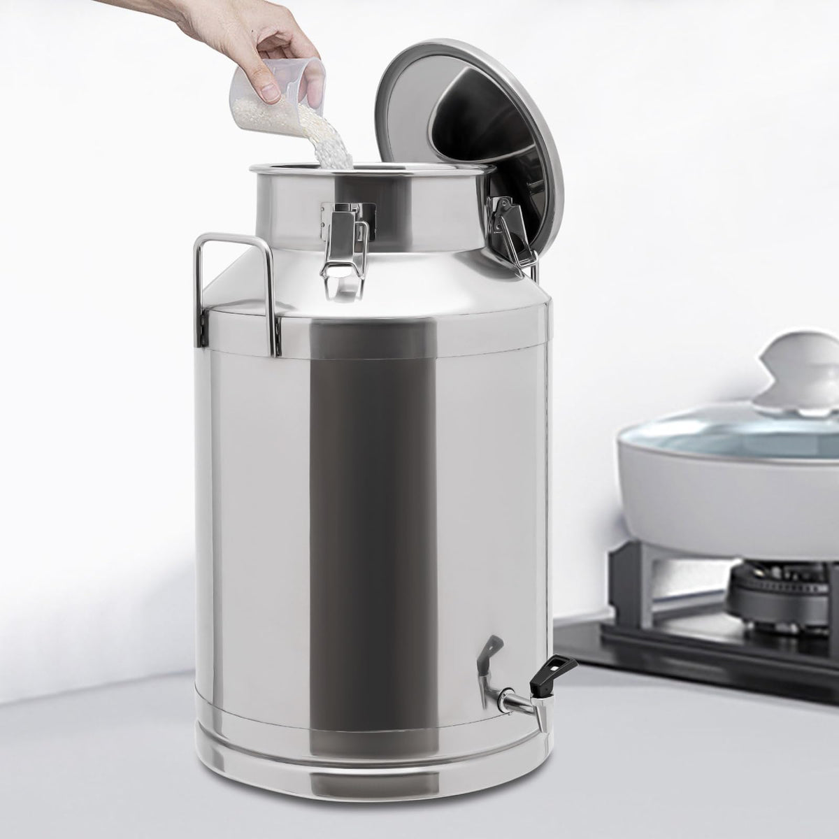 60L Milk Can with Faucet and Lid R534312
