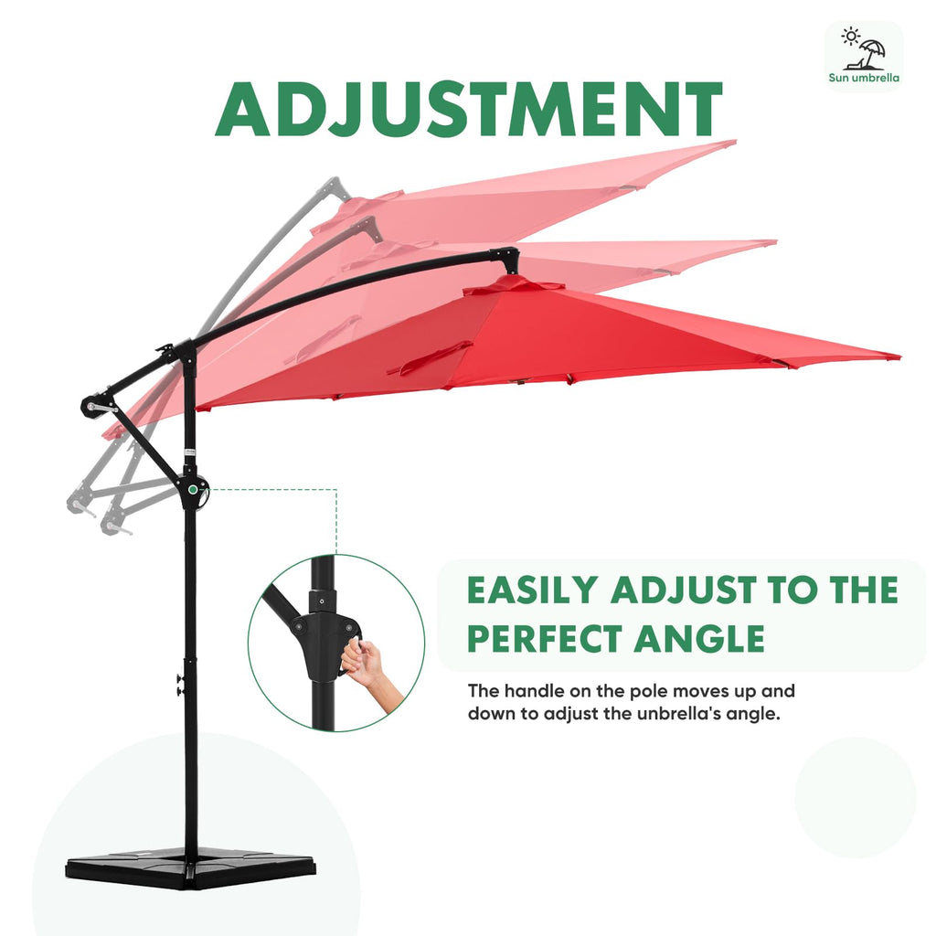 10FT Cantilever Patio Umbrella F404276