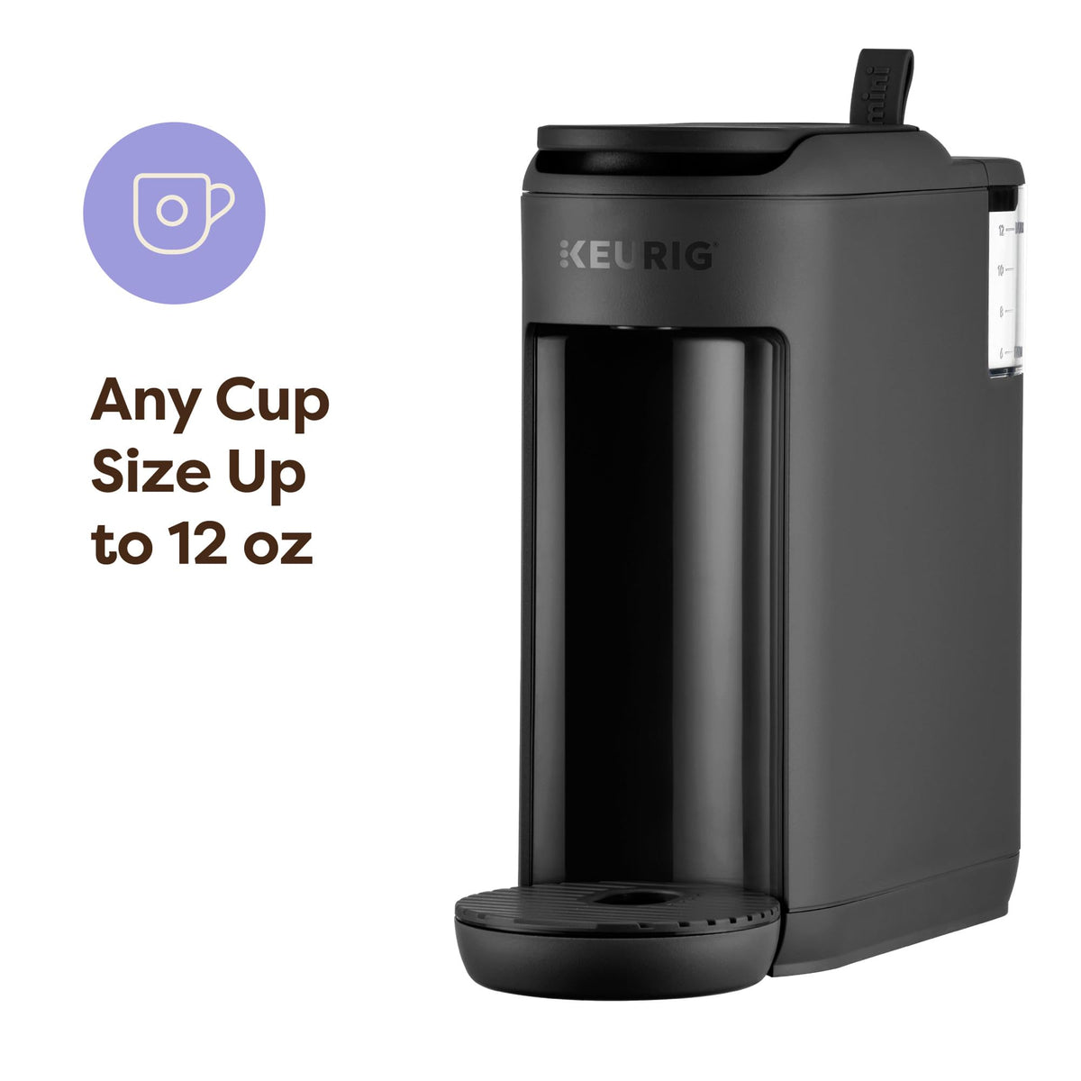 Single Serve K-Cup Pod Coffee Maker, Black Y403034