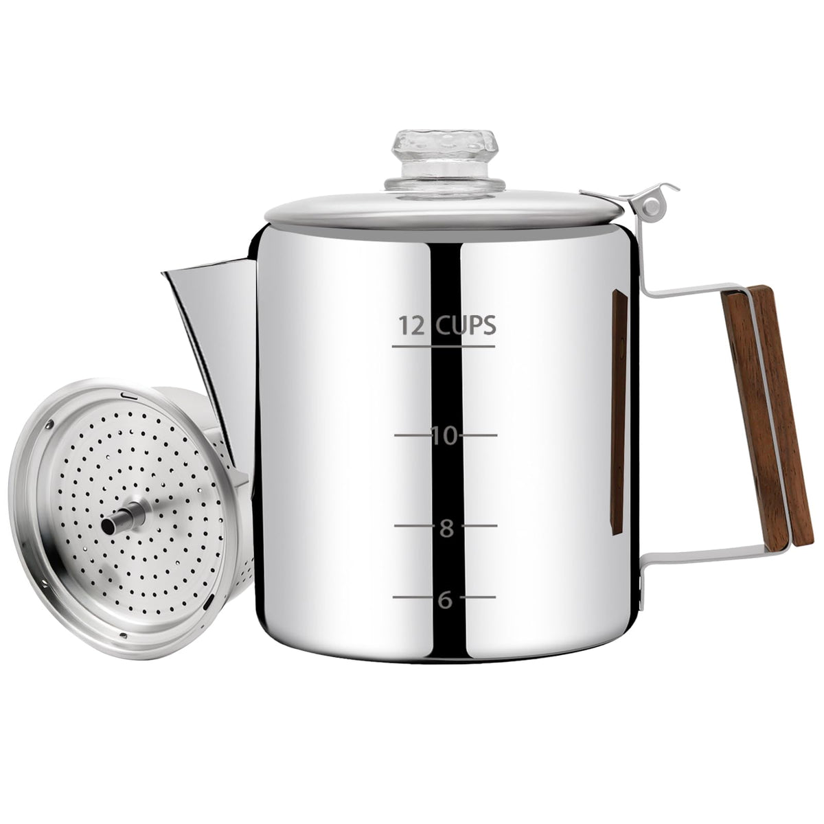 12 Cup Stainless Steel Percolator Coffee Pot E1781