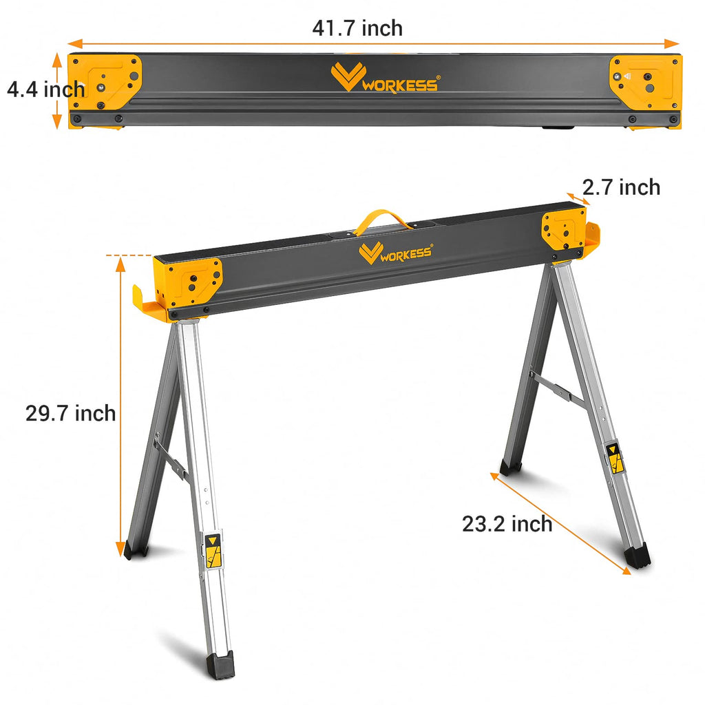 Folding Saw Horses 2 Pack 2600 Lbs C988