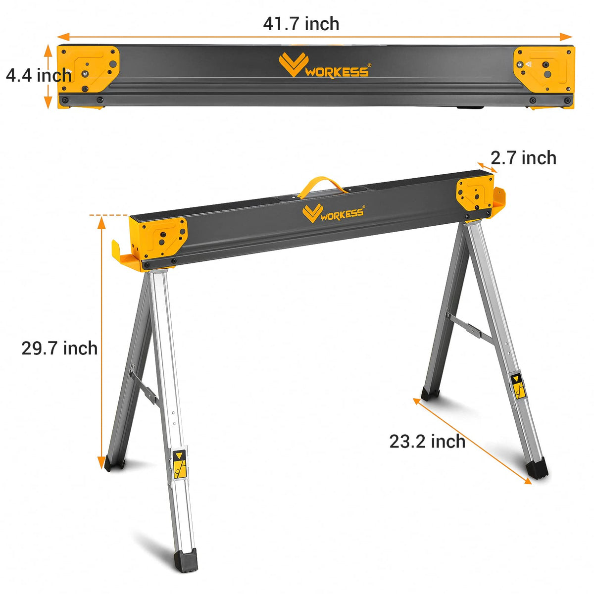 Folding Saw Horses 2 Pack 2600 Lbs C988