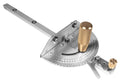 Steel and Brass Miter Gauge with 27 Angle Stops A44253