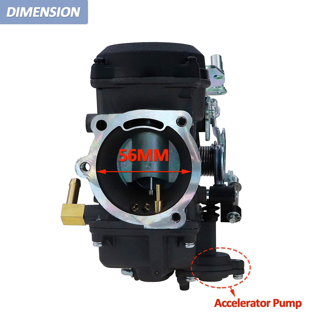 CV40 Carburetor & Intake Manifold Red V67789