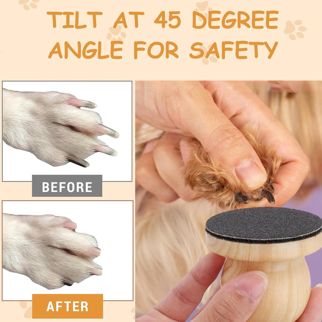 Dog Nail File with 6 Pcs Filing Disc M229