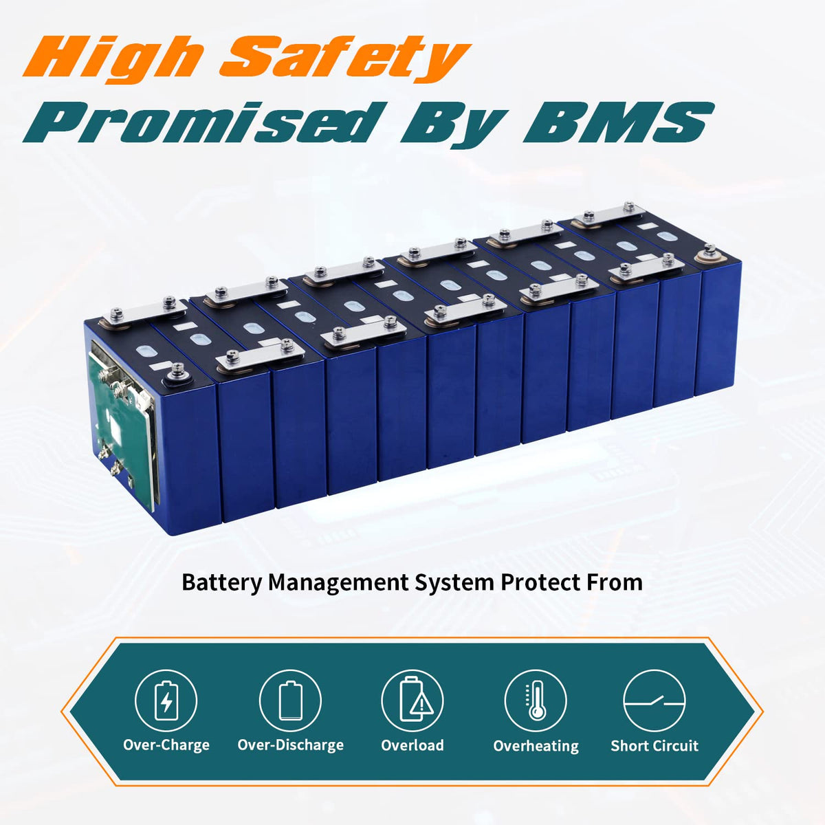 36V 100AH Lithium Golf Cart Battery with 200A Bluetooth BMS V377