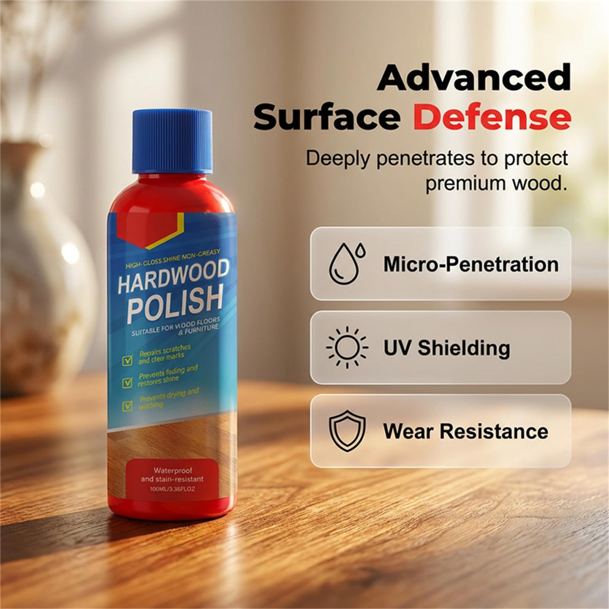 High-Gloss Wood Polish for Floors P748