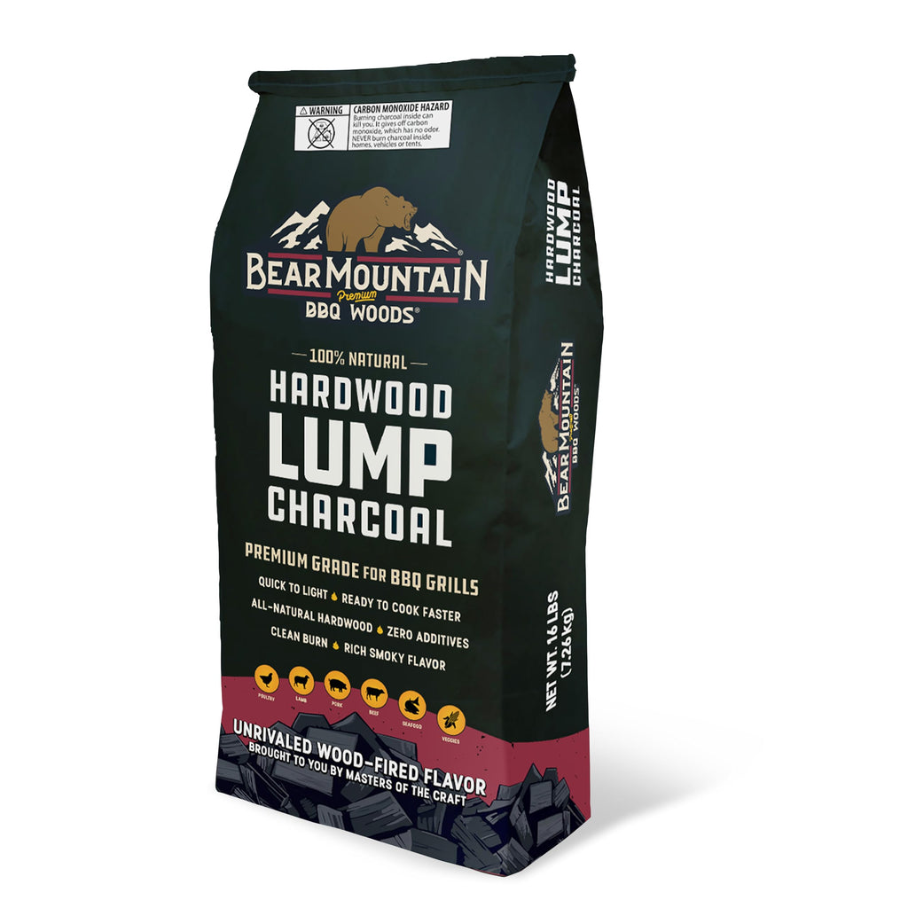 4 Pack Hardwood Lump Charcoal 16 Pounds I143334