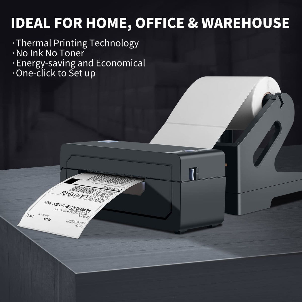 Bluetooth Thermal 4x6 Label Printer B491