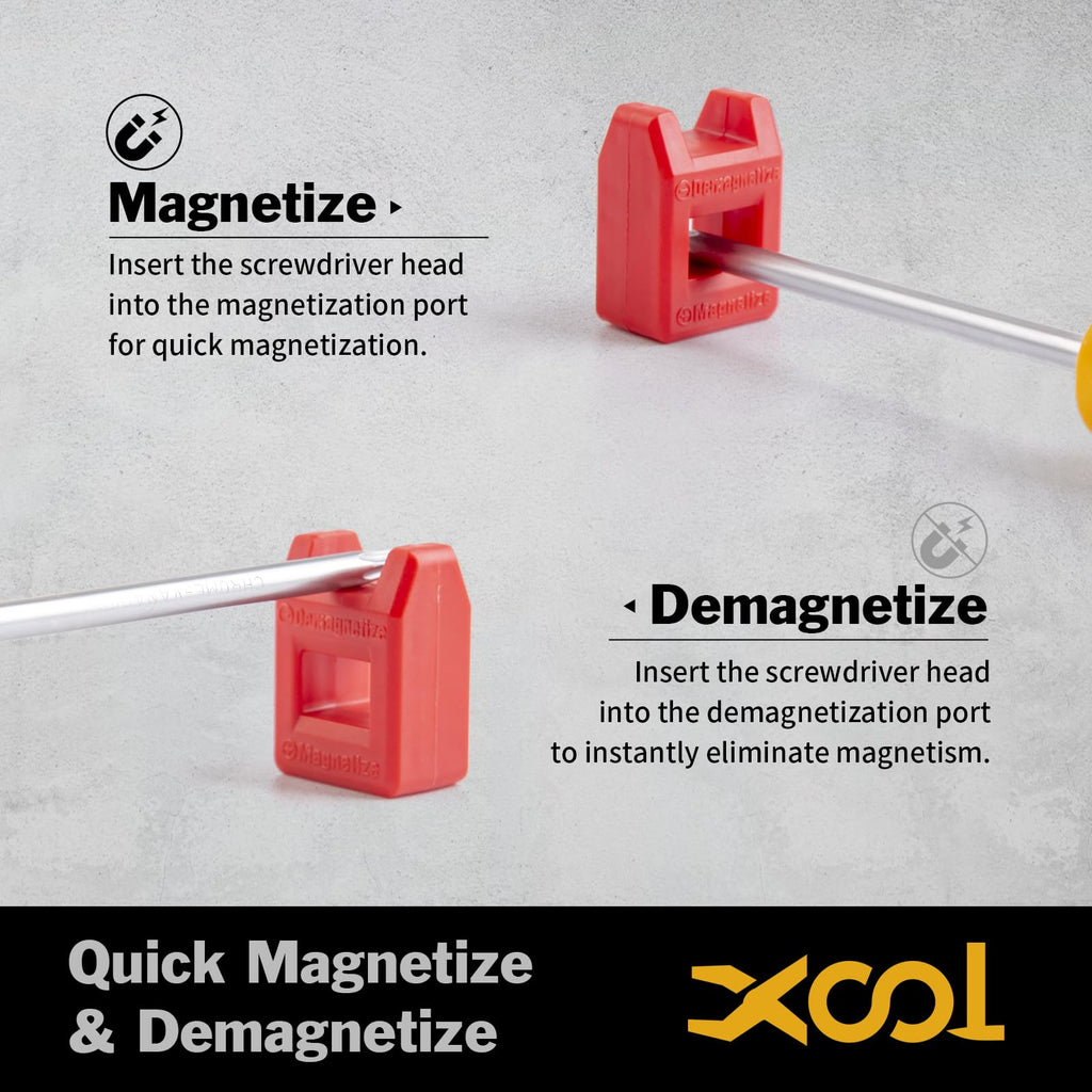 Magnetic Torx Screwdriver Set, 12-in-1 T5-T40 CRV Steel N8775