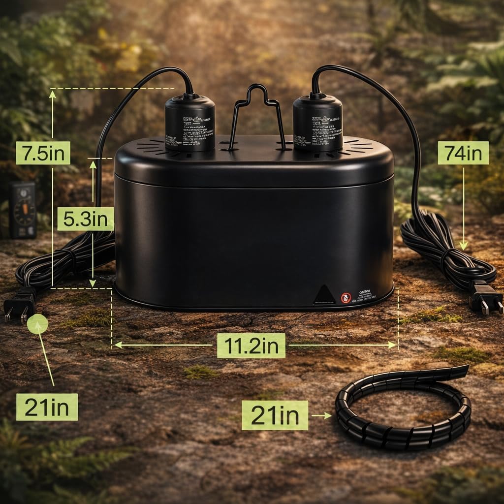 Dual Reptile Light Fixture V647