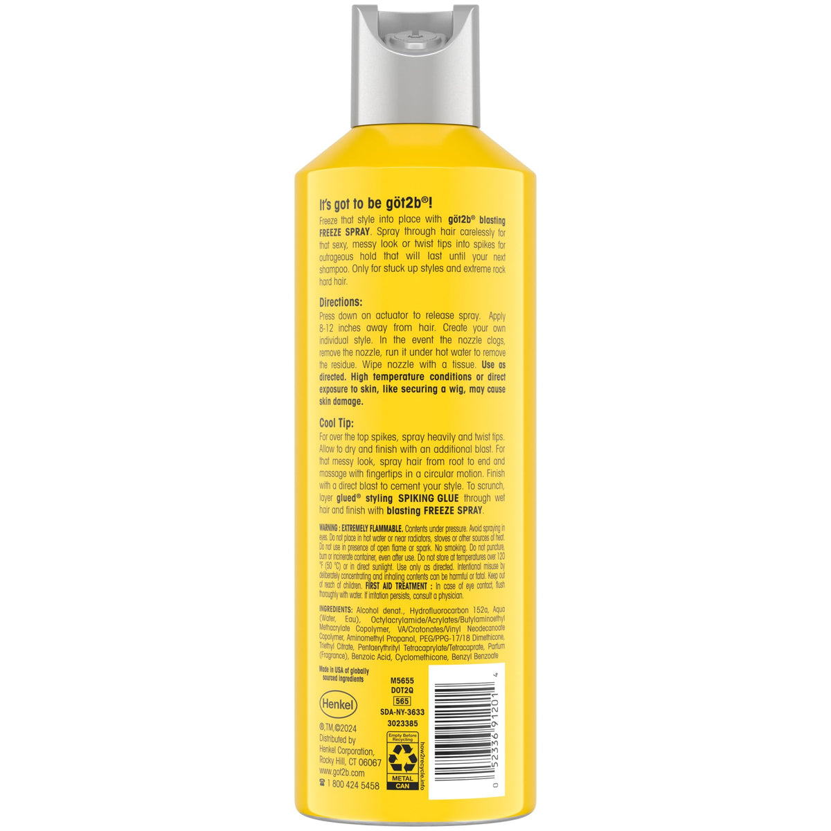 Extra Strong Hold Hair Spray, 12 Fl Oz, Pack of 6 H23538