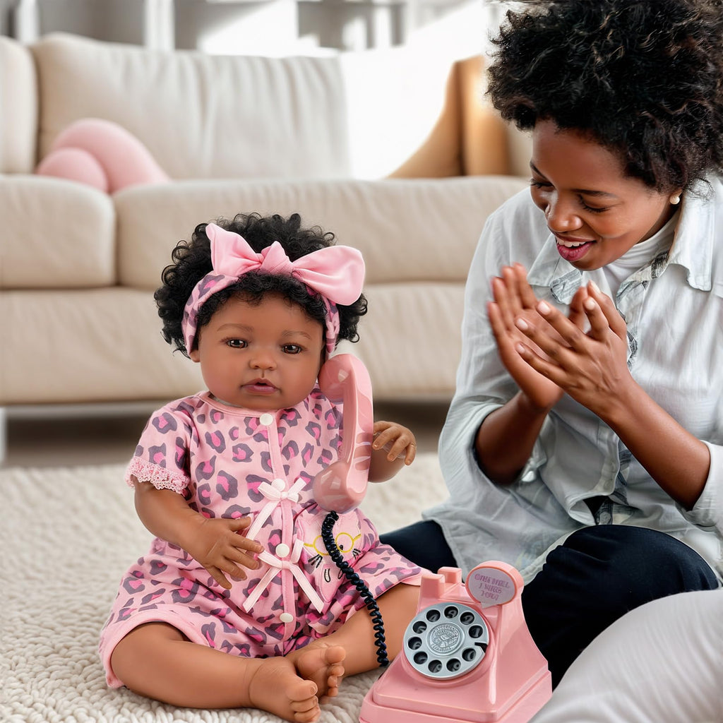 Black 20 Inch Reborn Baby Dolls B214770
