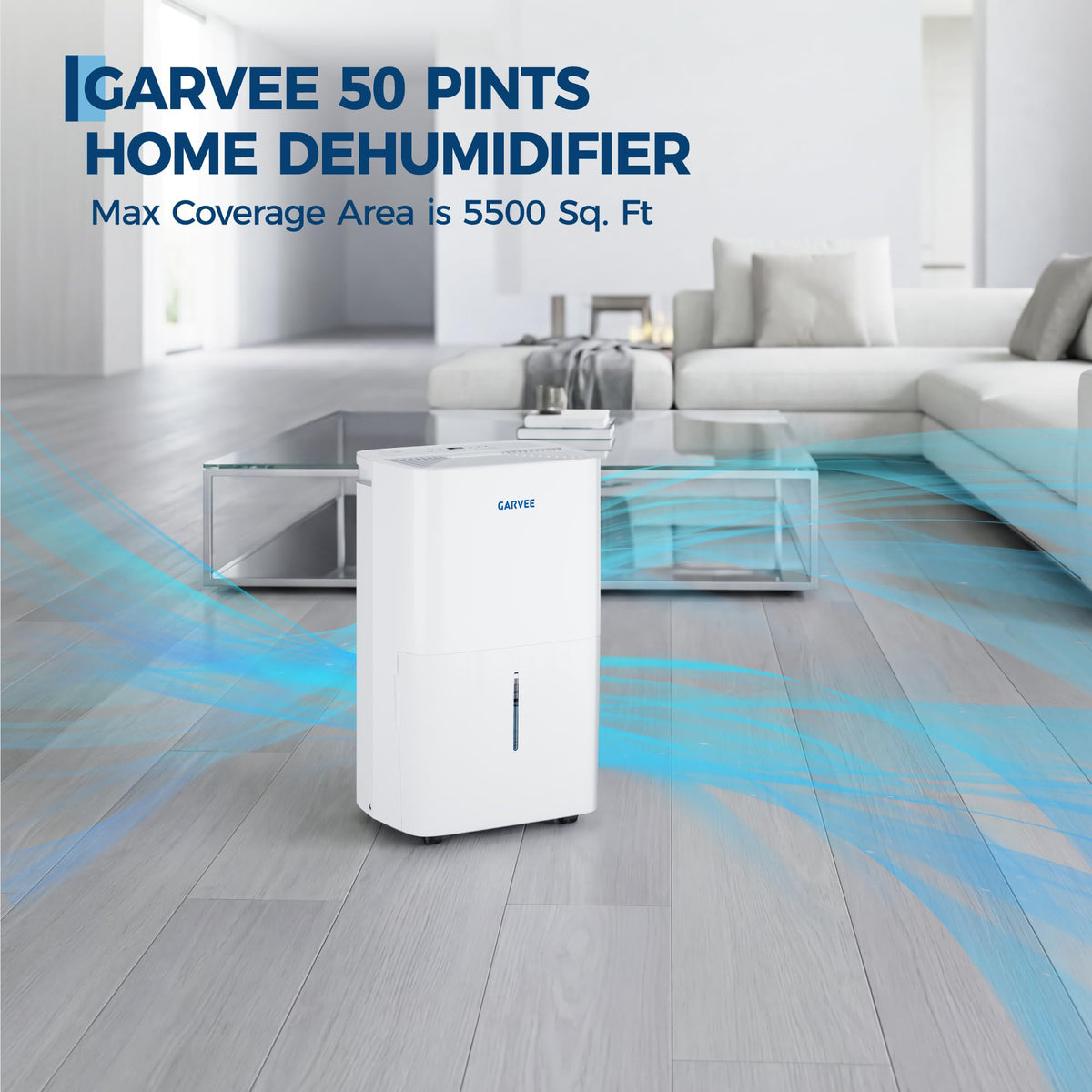 50 Pints Dehumidifier with Auto Defrost, 24H Timer, Auto Shut off U98001