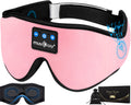 3D Bluetooth Sleep Mask with HD Stereo Sound, 2 Packs I121