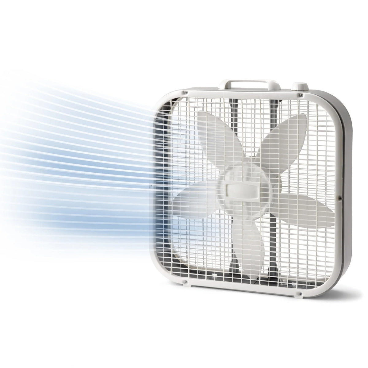 20" Classic Box Fan with 3 Speeds, White O249