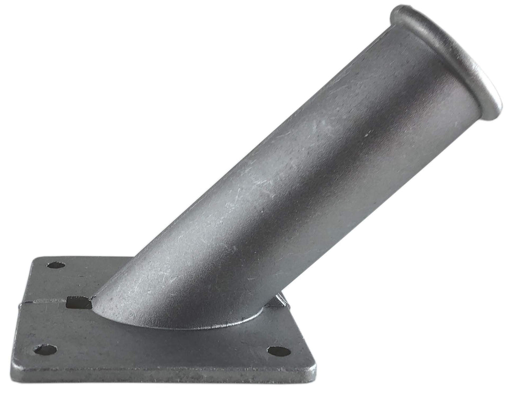 Aluminum Flag Pole Bracket Fits 1.25'' Poles Gray H10504