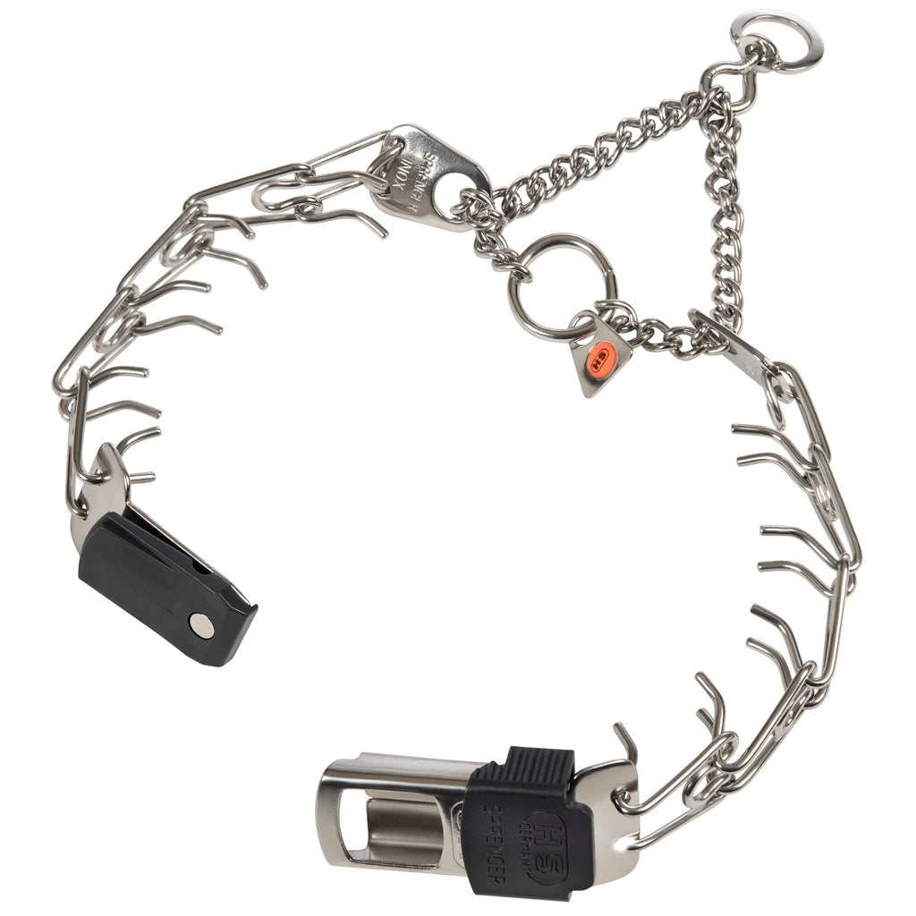 Adjustable Stainless Steel Prong Collar with Quick Release Buckle M573807