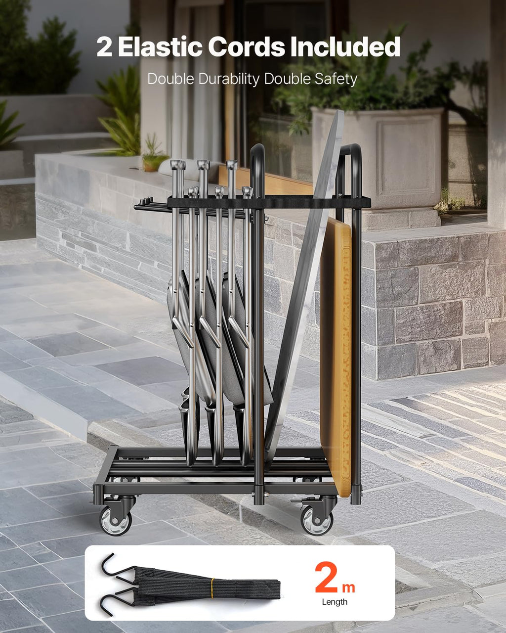 Folding Chair Rack 400 LBS Capacity Heavy-Duty M603975
