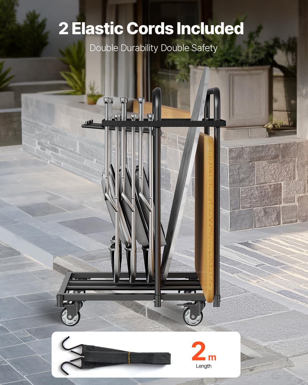 Folding Chair Rack 400 LBS Capacity Heavy-Duty M603975