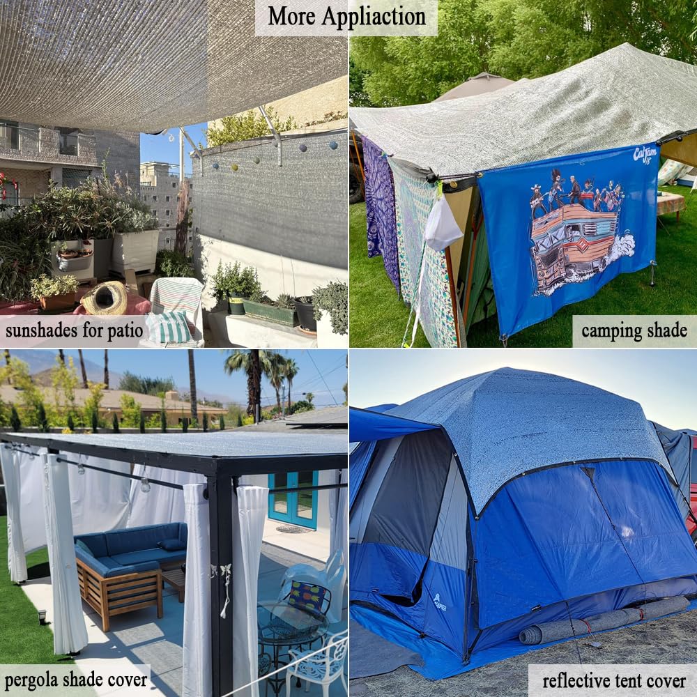 10x25 FT Aluminet Shade Cloth S448