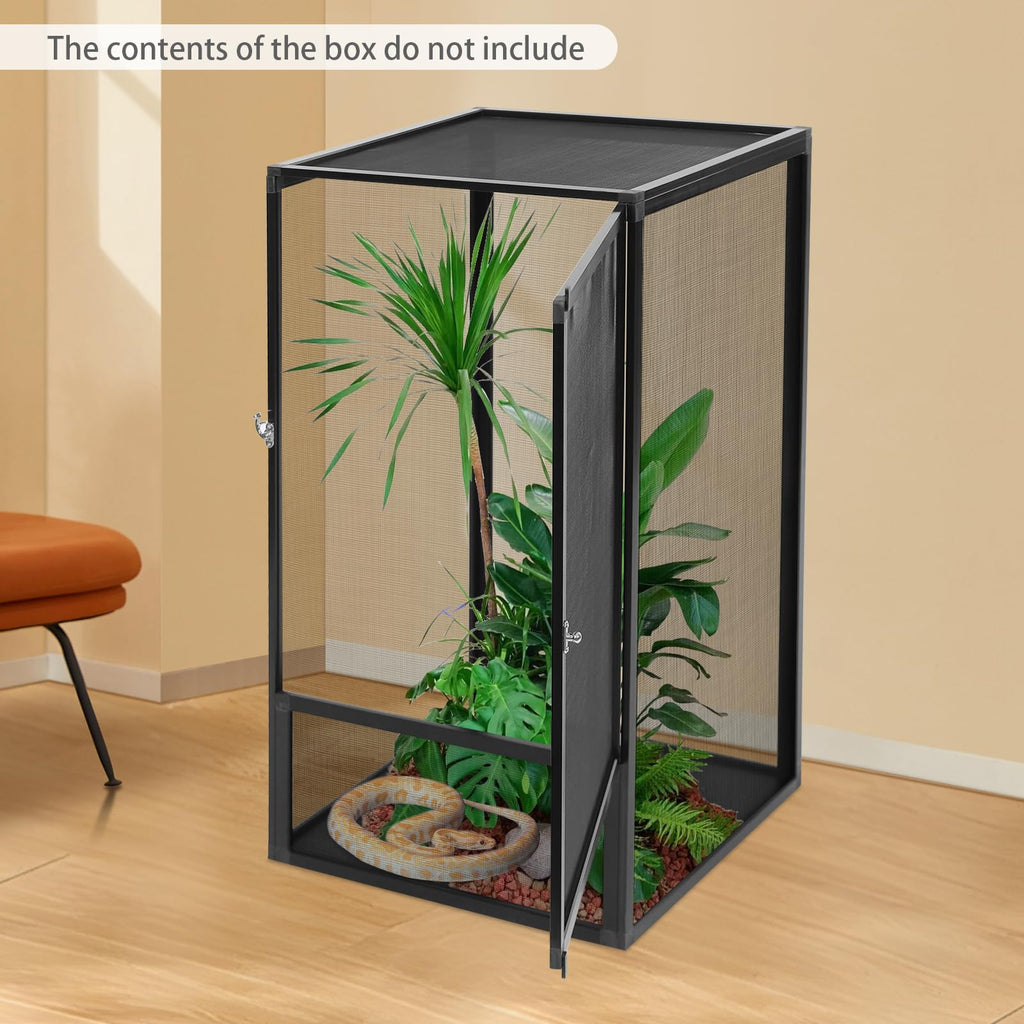 Reptile Mesh Cage Screen Terrarium Enclosure L77534